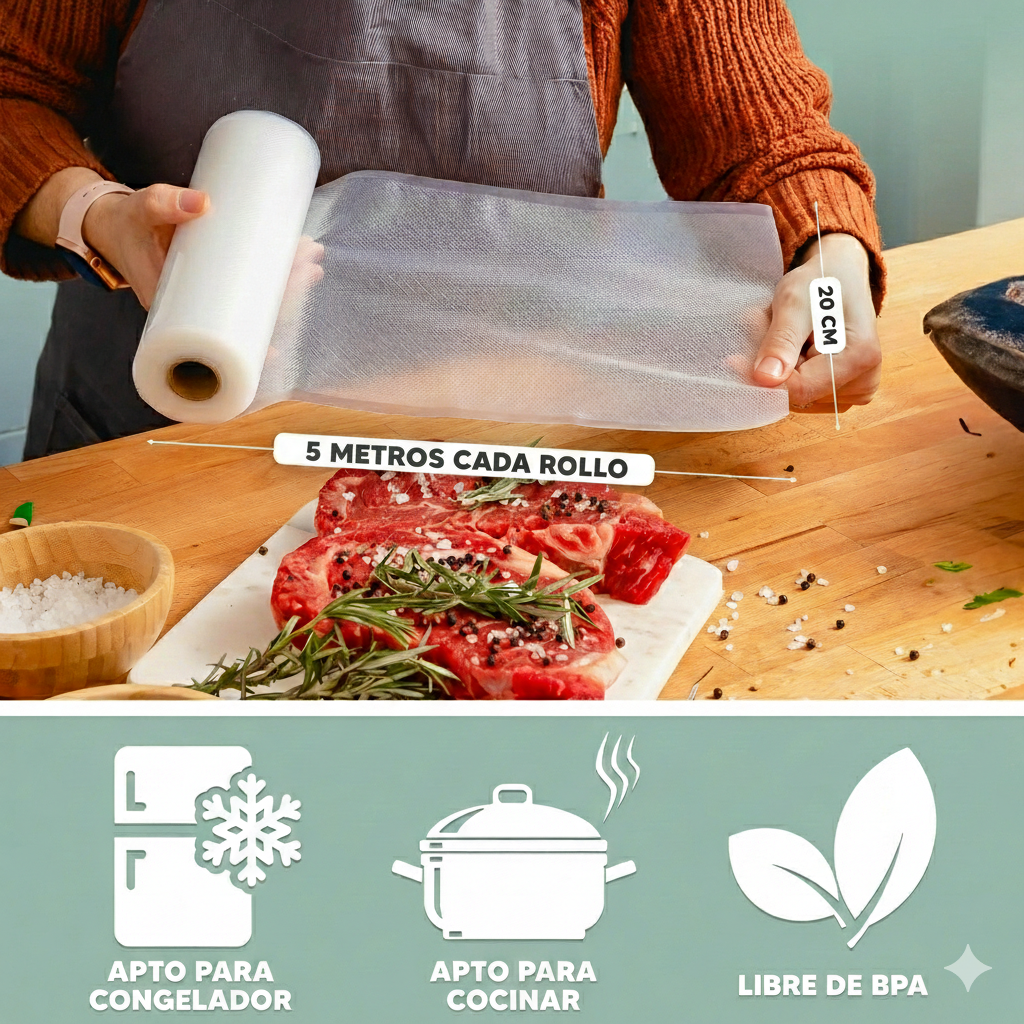 ROLLO 5 M SELLADORA DE ALIMENTOS - CHILE